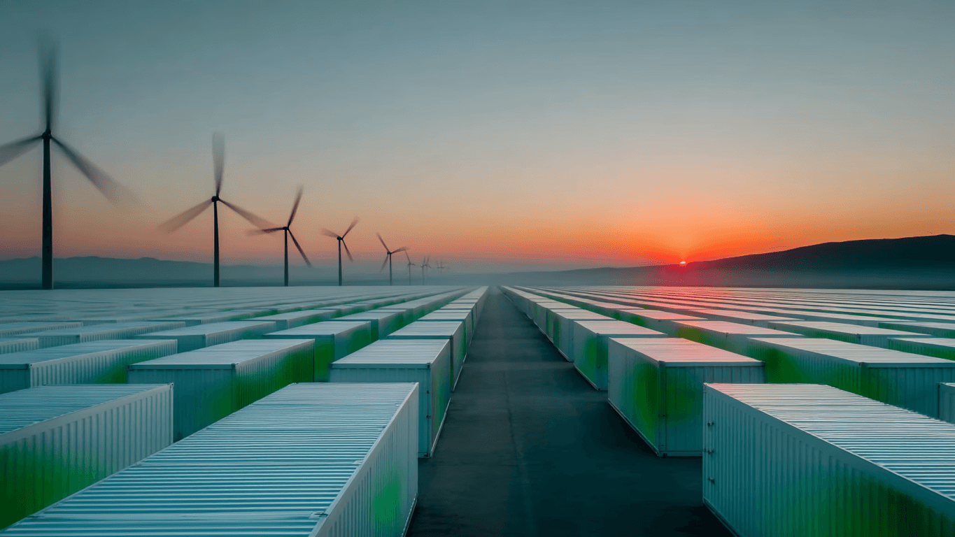 Utility-scale battery storage facility