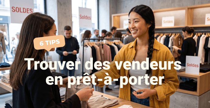 vendeur en pret a porter