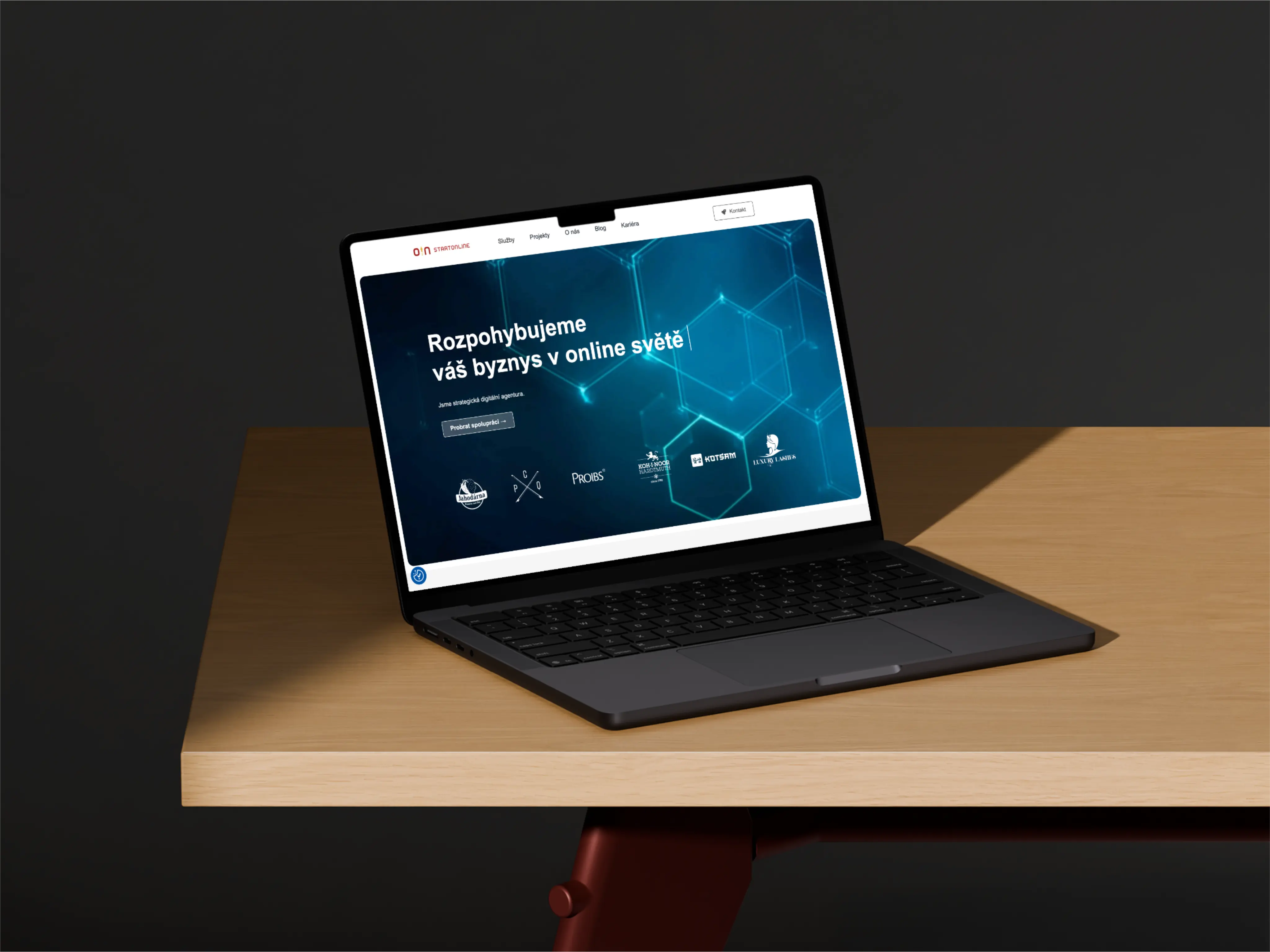 Mini manuál loga Maturikon (pravidla použití a varianty) a design UI oken pro login a registraci.