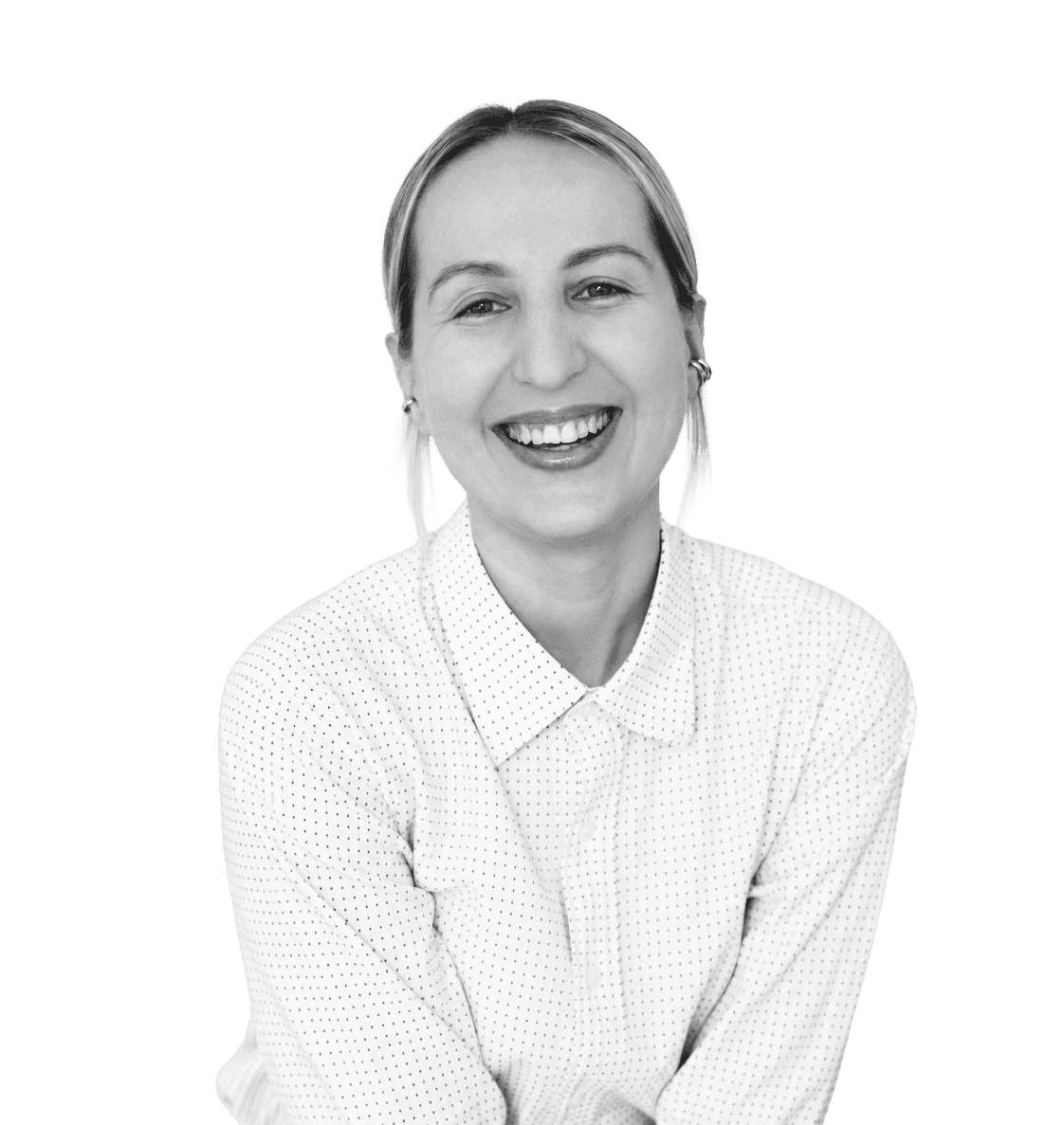 Portrait of Ania Naz, founder and brand designer at Loud Peach