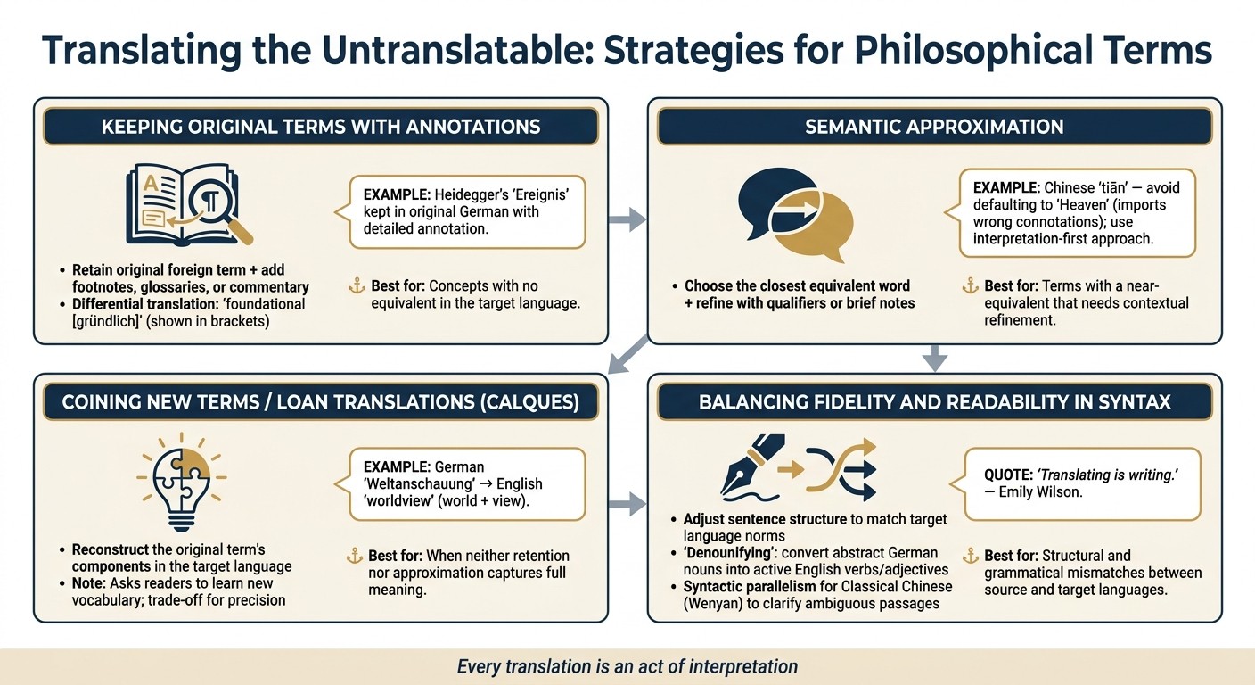4 Strategies for Translating Untranslatable Philosophy Terms