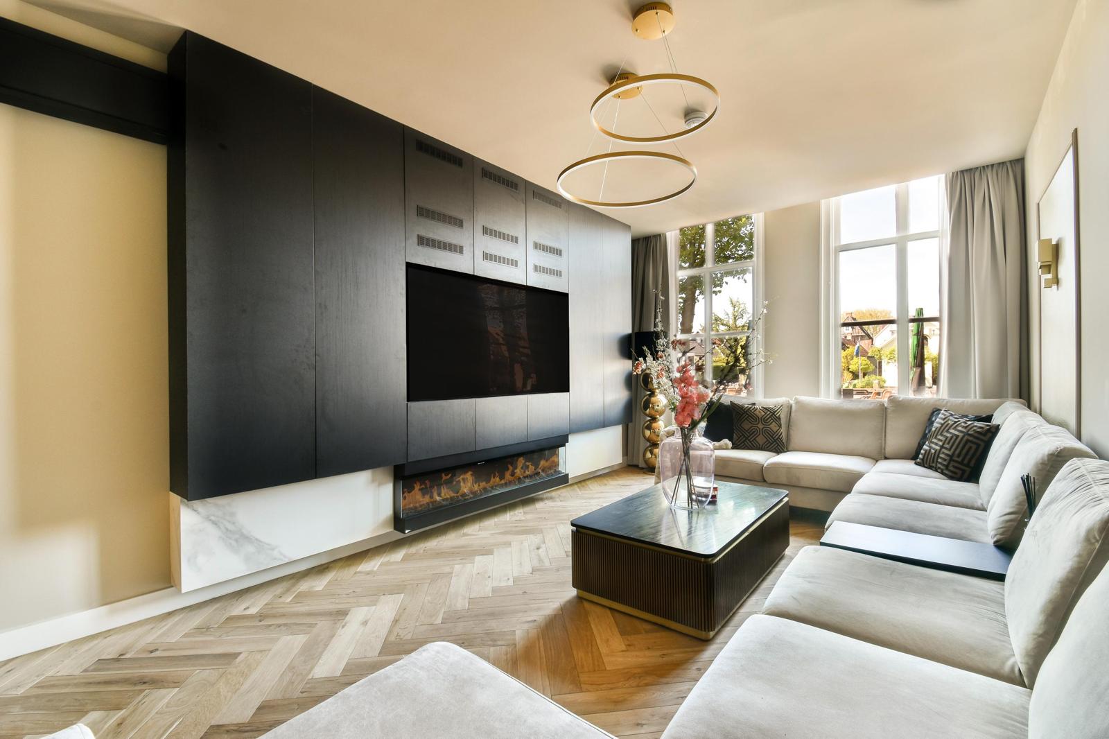 Project showcase image featuring a modern, refined interior.