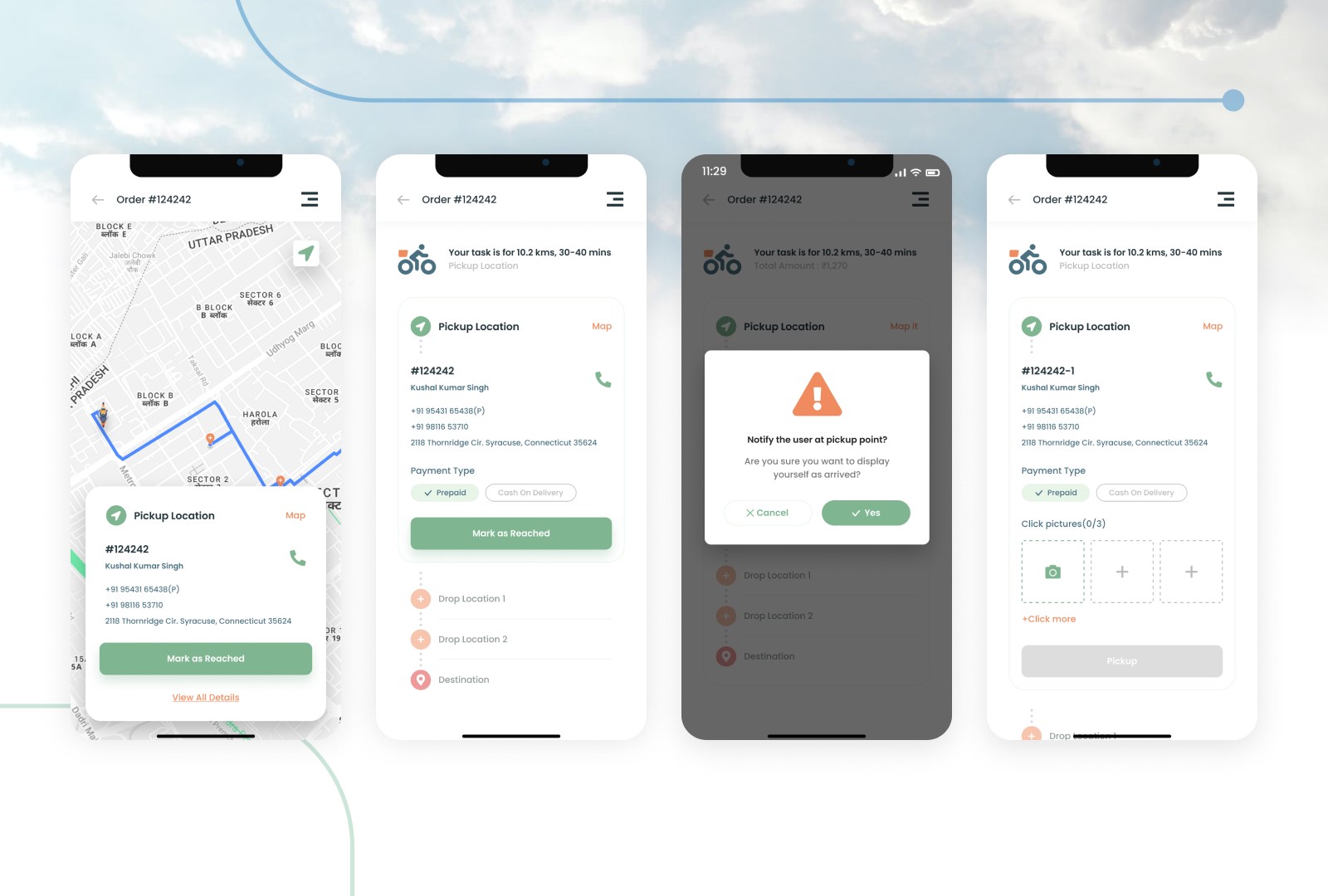 Get Delivered - Start Order