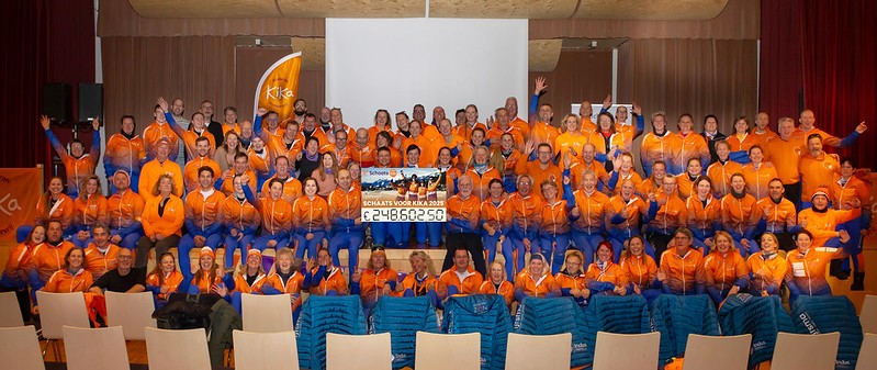 Cheque Schaats voor KiKa