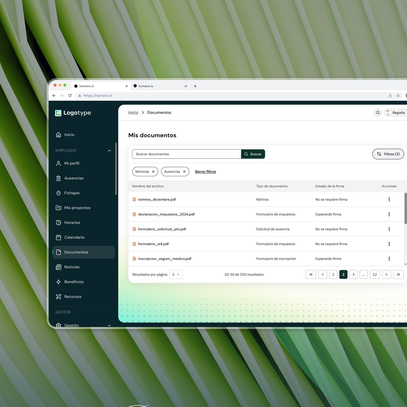 Diseño UI para SaaS – preview del proyecto