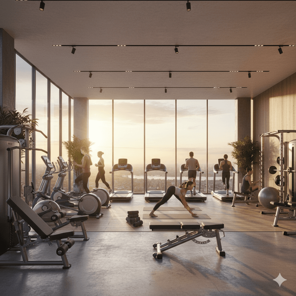 M3M Antalya Hills in sector 79 gurgaon Gym