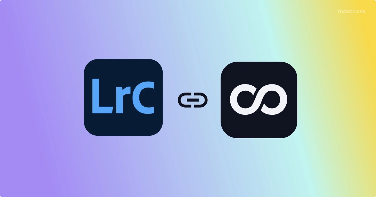 App icons linked on gradient background.
