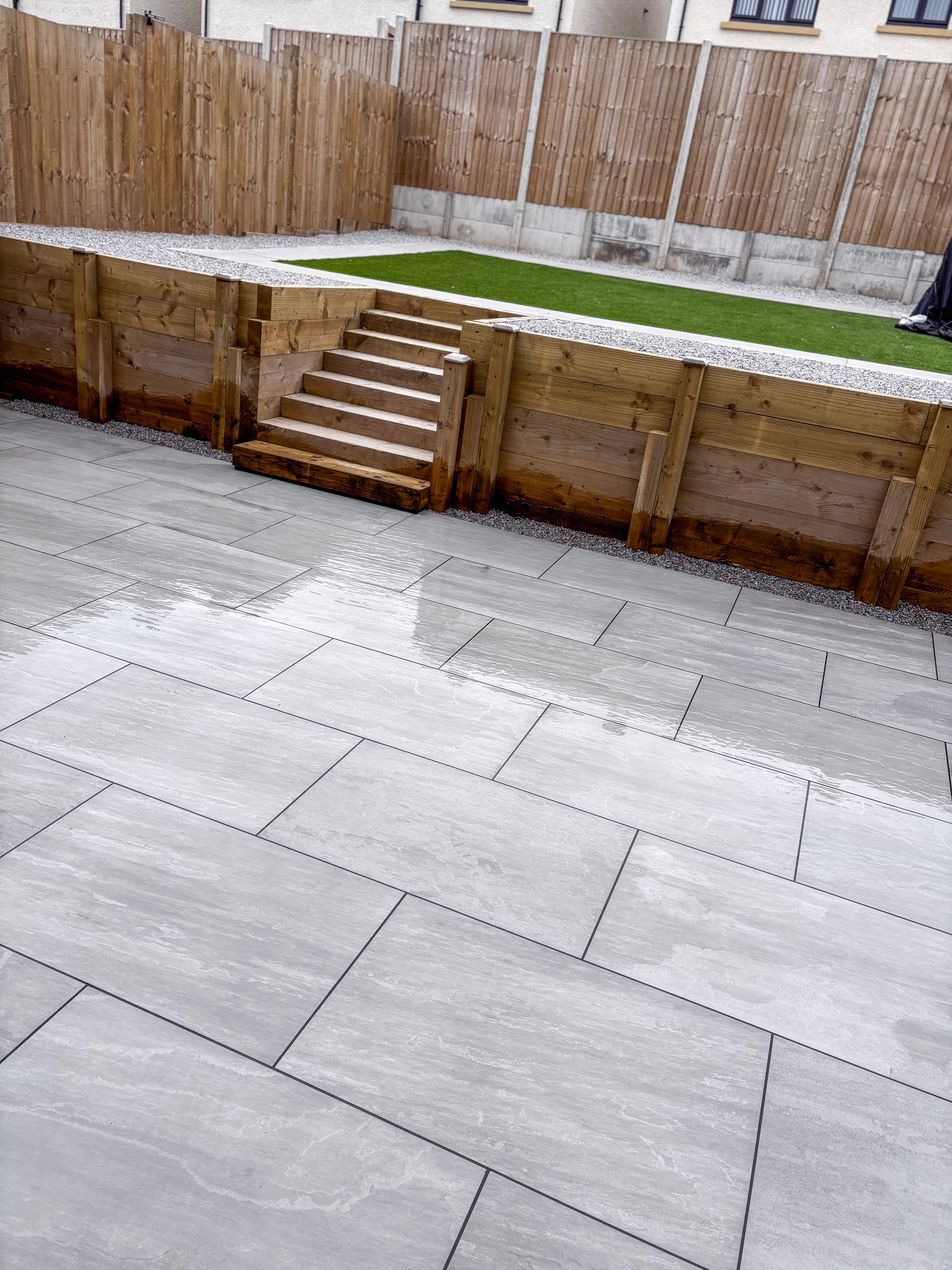 modern home with clean concrete lines