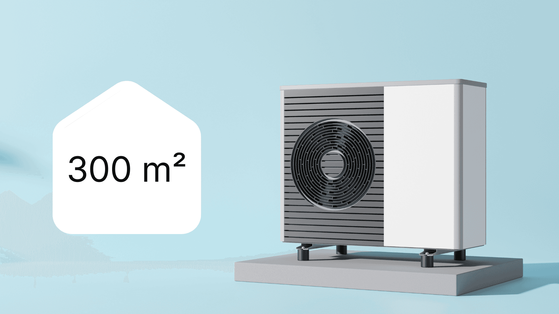 Wärmepumpe neben einem Sparschwein abgebildet, welches Geldmünzen ausspuckt, um sparen bei Wärmepumpen zu sugerieren.