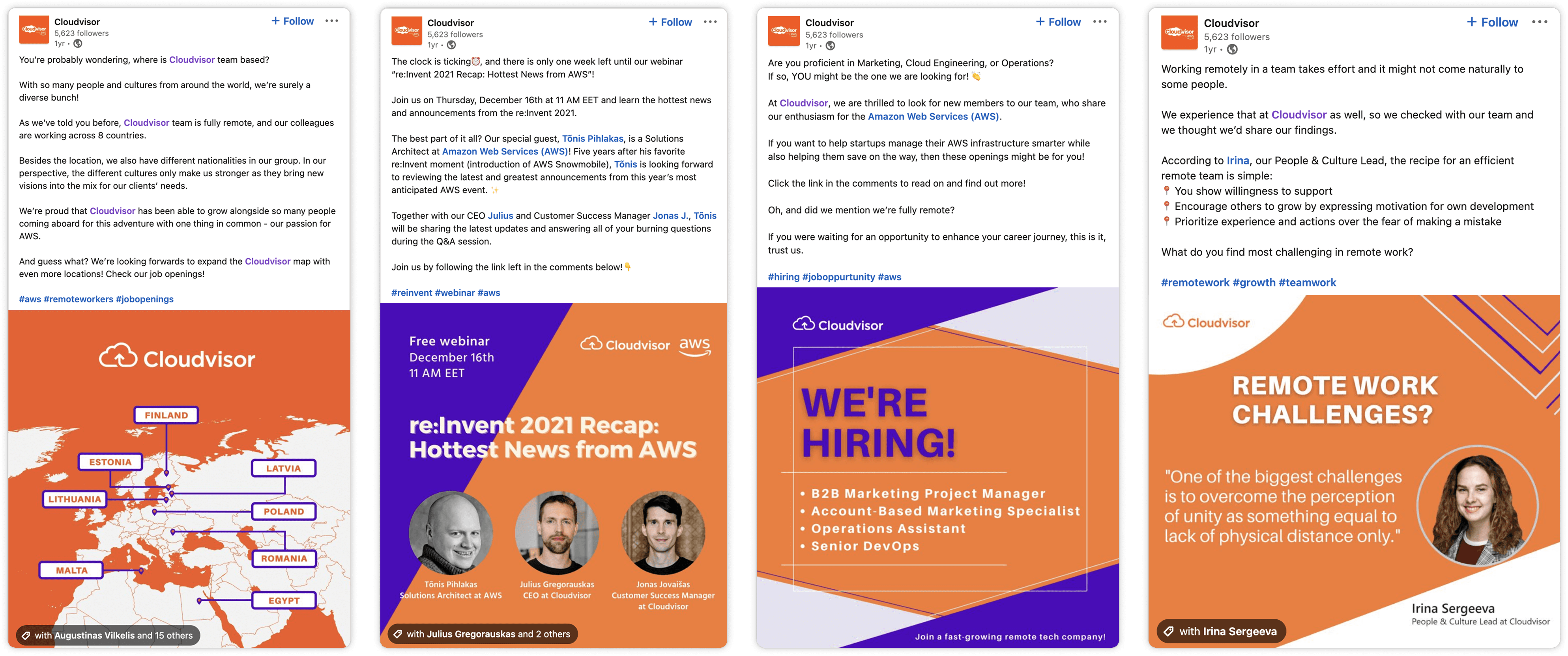 Cloudvisor LinkedIn Posts