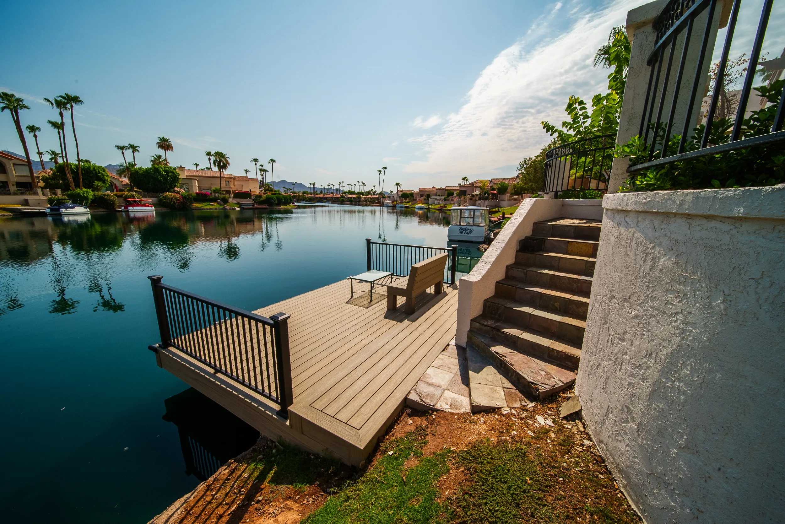 HBC Desks – Cast & Relax with Trex Enhance decking