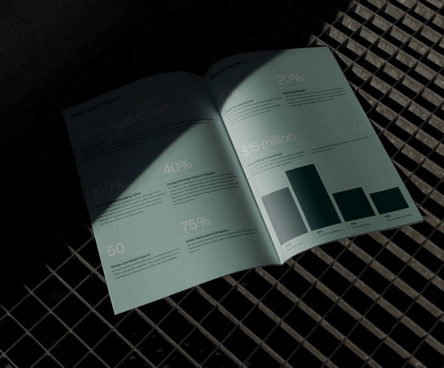 Brochure design MAA by Typefool