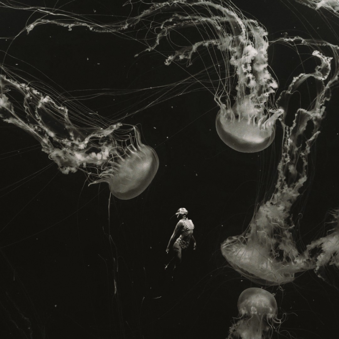 Woman with color palette