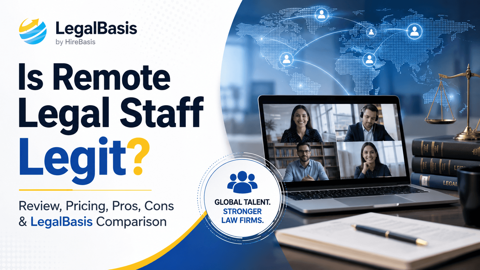 Remote paralegal hiring options comparing U.S. hiring, virtual staffing, and international EOR-supported hiring