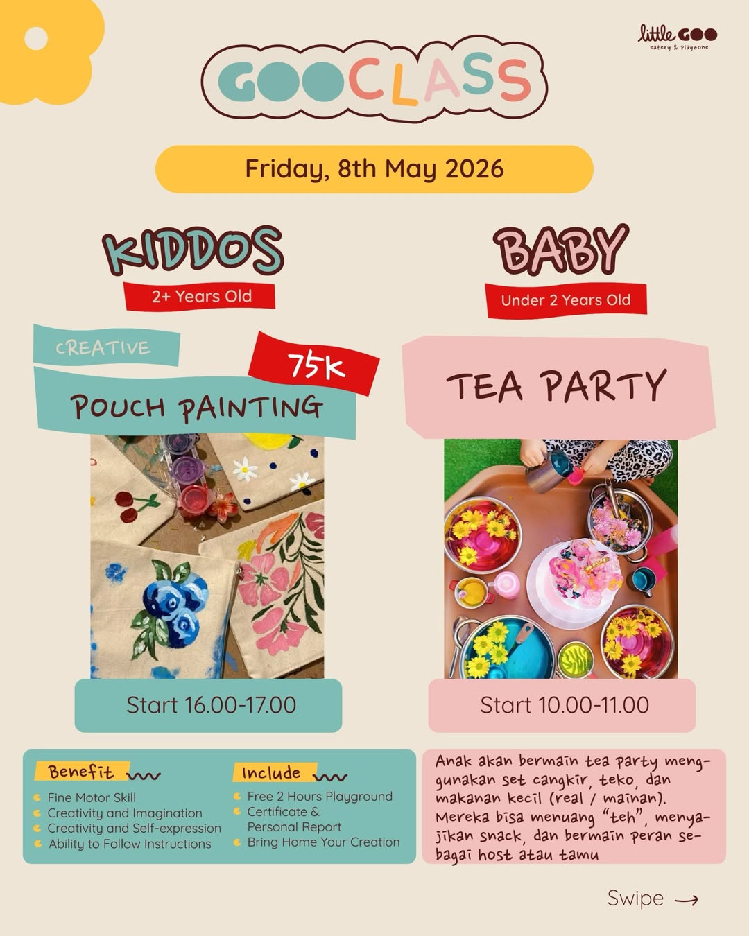 class weekly littlegoo yogyakarta