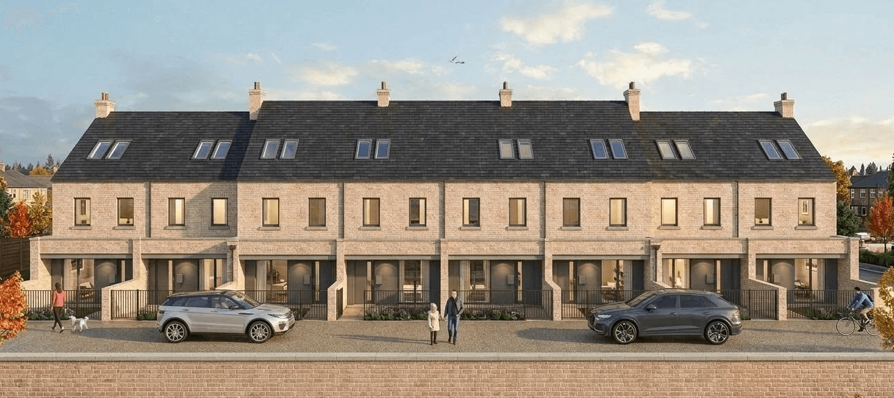 CGI render of Foundry Court, Ripon — a Kearby Homes development