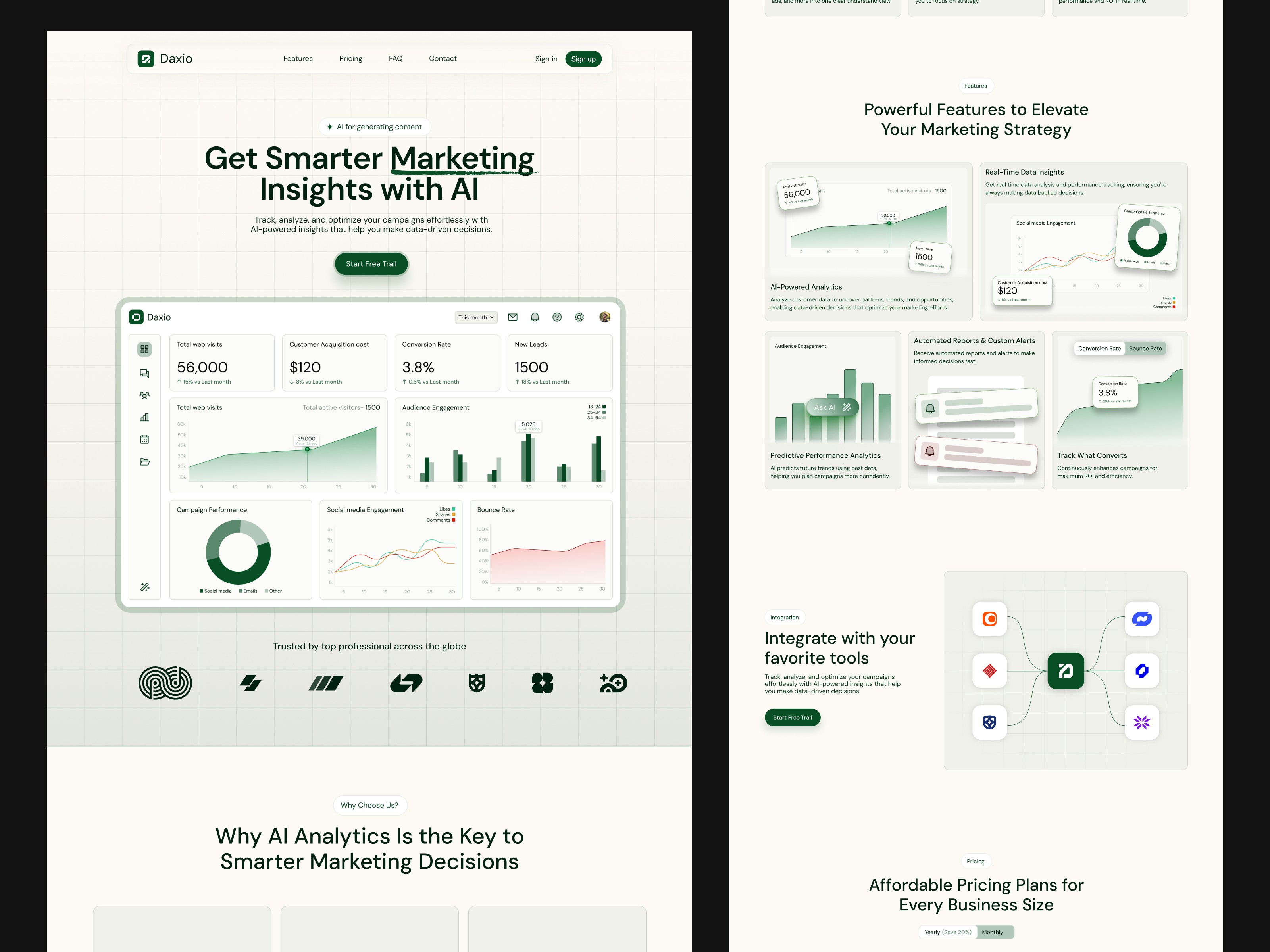 SaaS Website Design