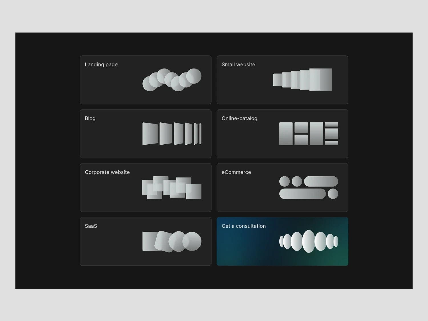 Project type selection