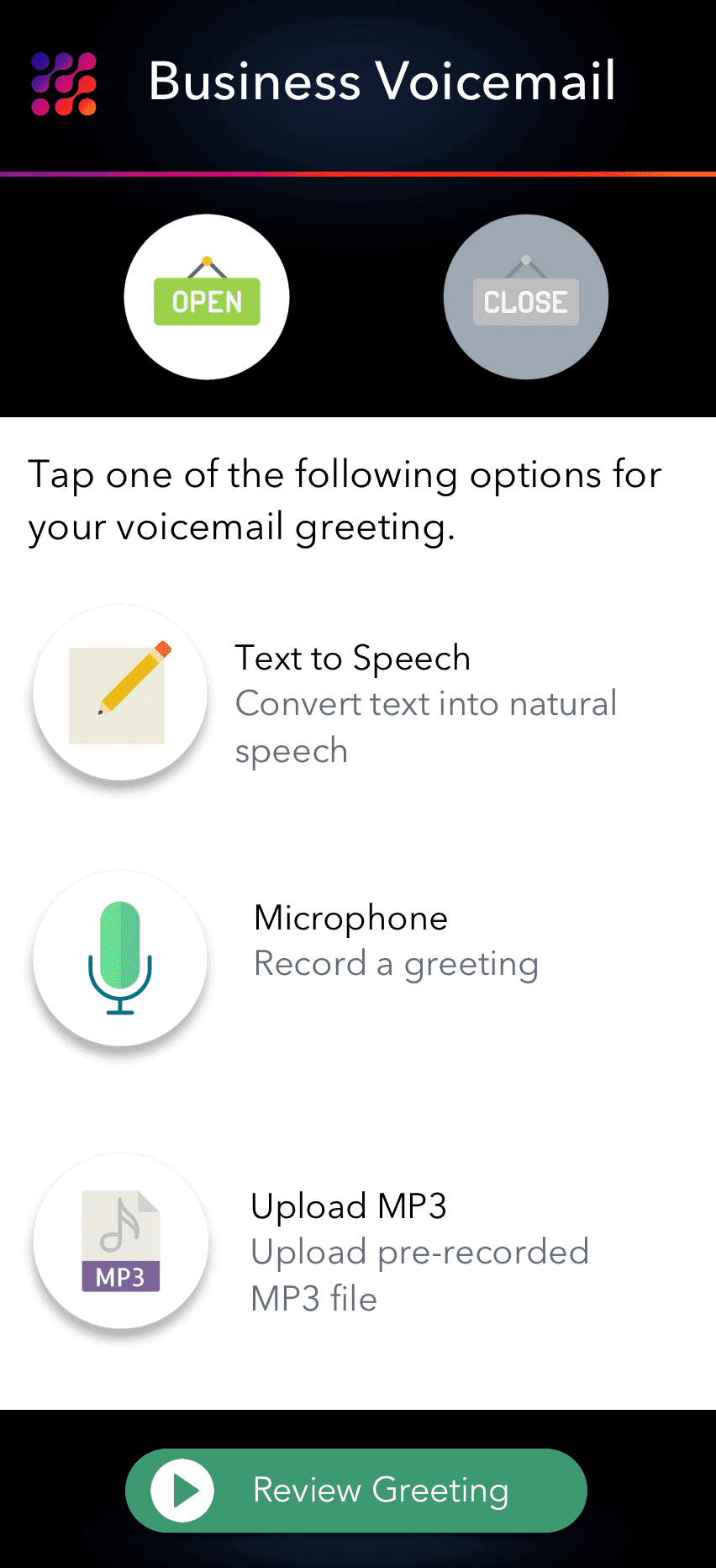 linkedphone-business-phone-number-mobile-app-record-voicemail-greetings