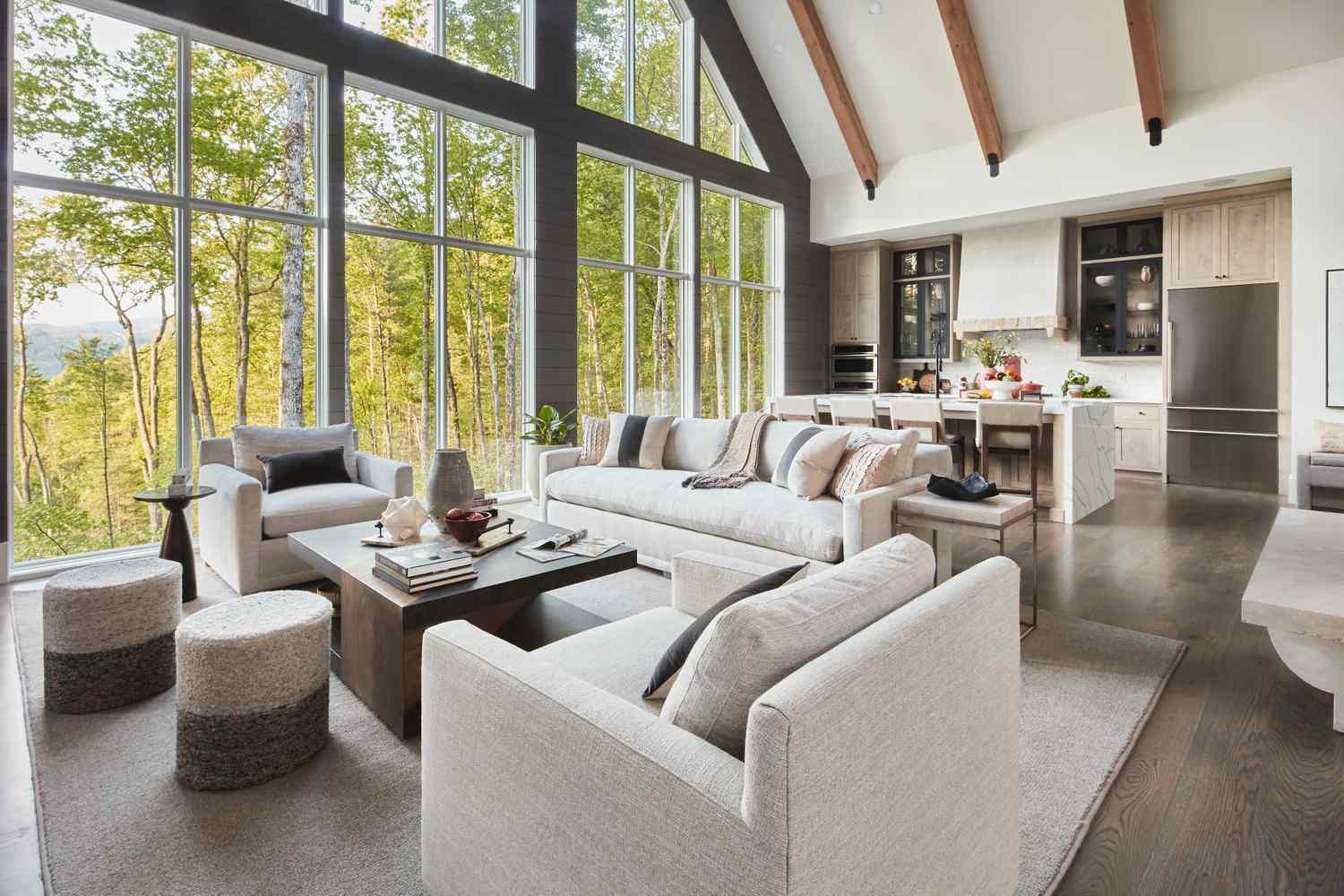 window curtain open wide