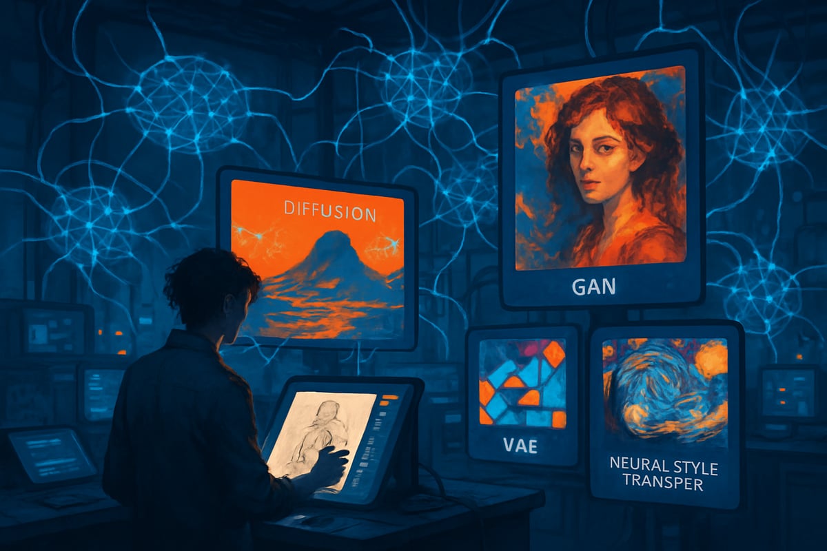 Core AI Image Generation Models and Techniques