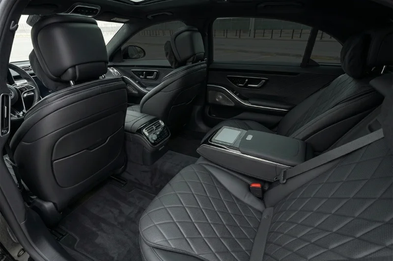Mercedes S-Class rear interior