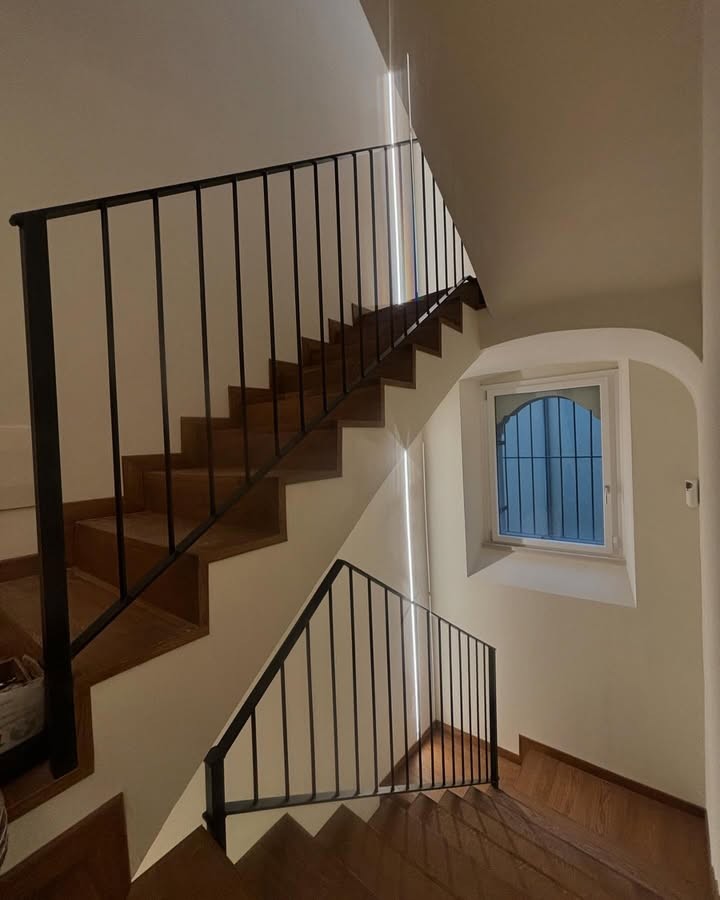 Ringhiera in metallo per una soluzione abitativa