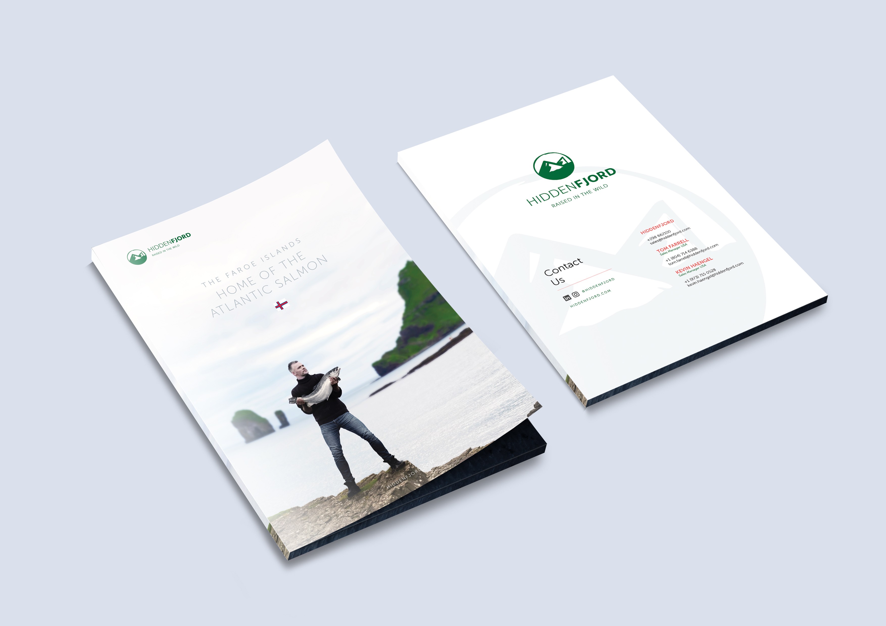 Minimalist graphic design publication