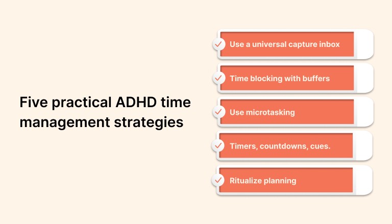 Five practical ADHD time management strategies you can try this week
