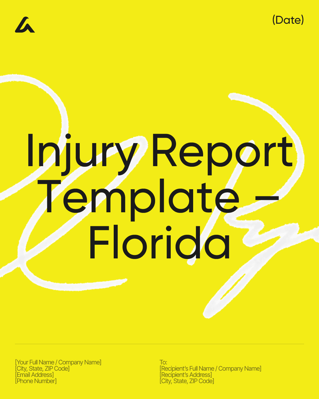 Injury Report Template – Florida