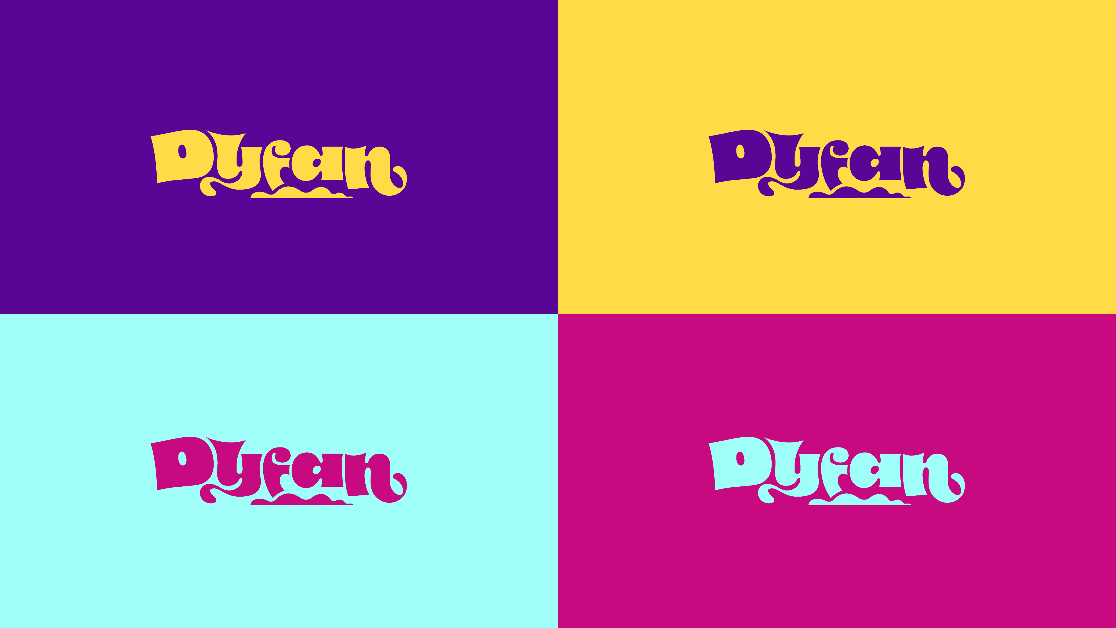 Logo design and colours odf Dyfan brand