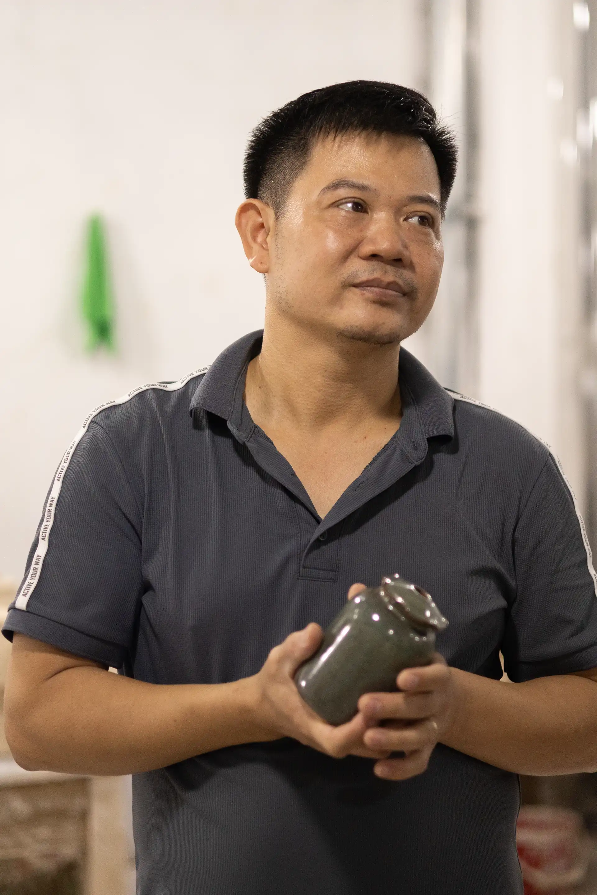 Portrait of ceramic artist Mr. Dai