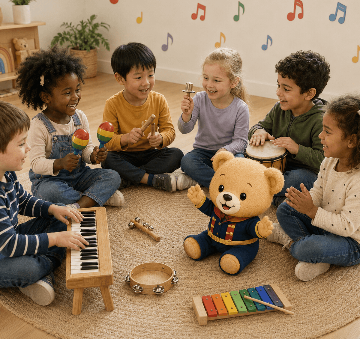 Atelier musical en groupe