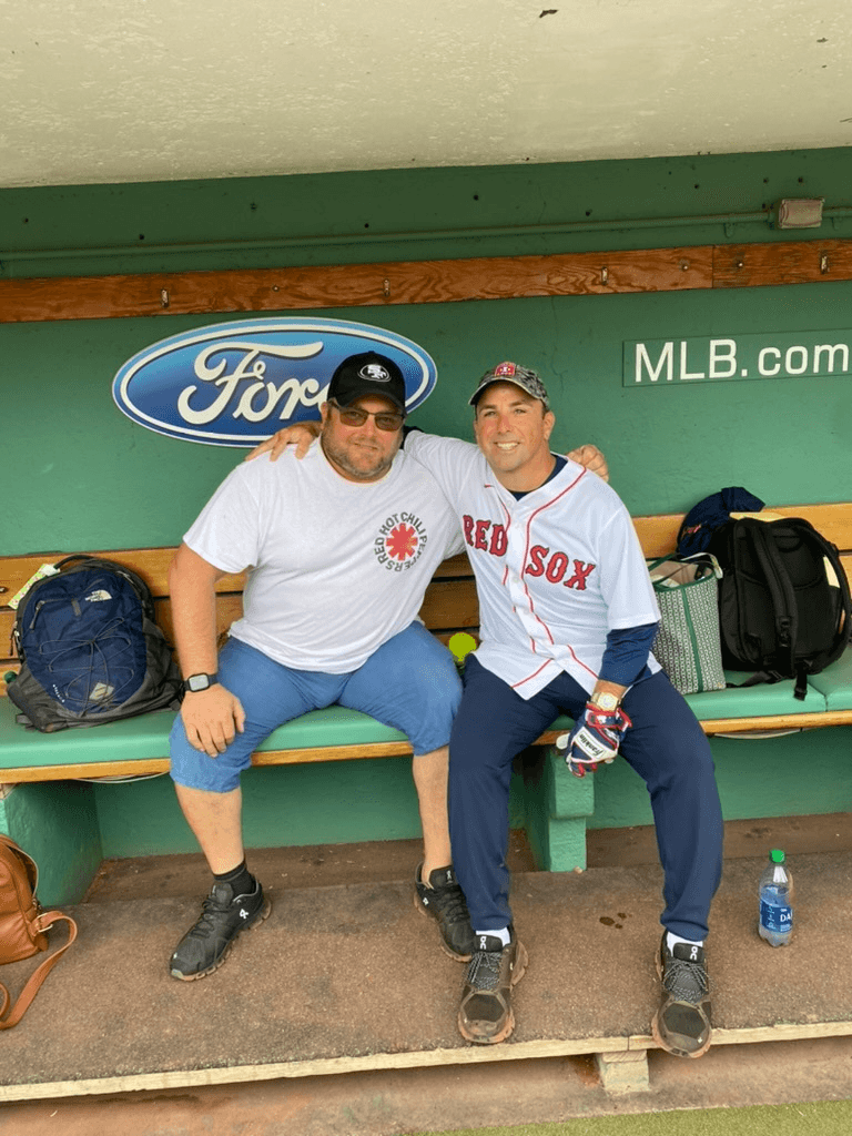 Group Taking a Selfie at a Concert Venue