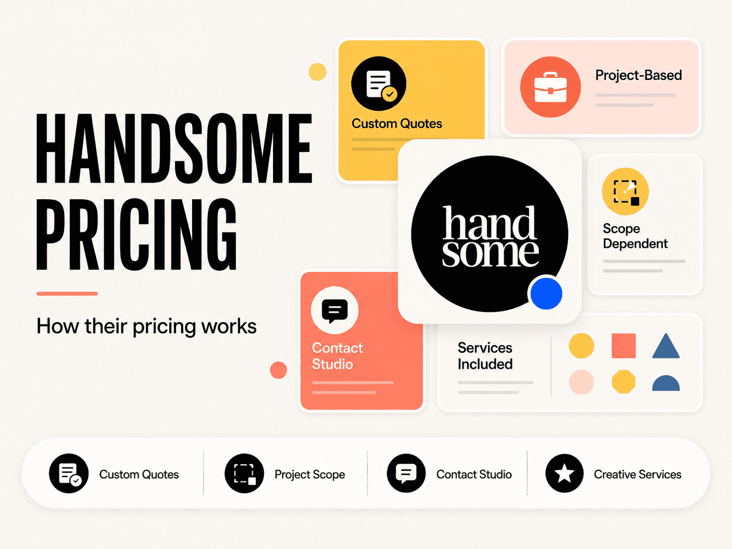 Handsome pricing and services breakdown