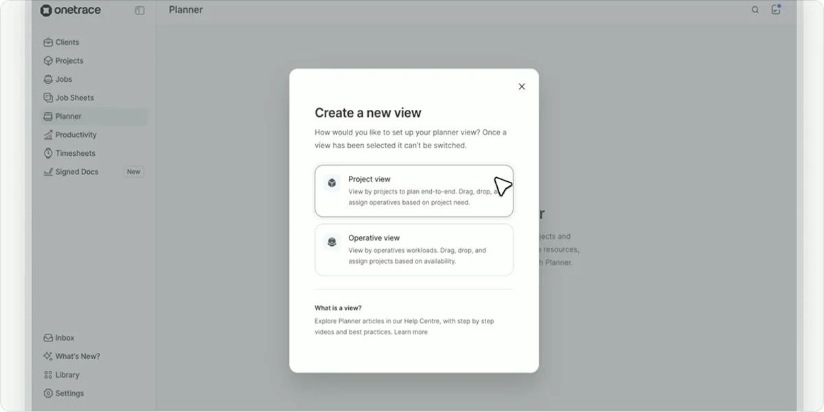 onetrace-planner