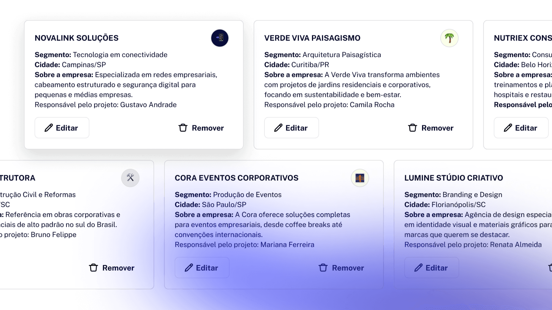 TELA CLIENTES BLUE VISIONN