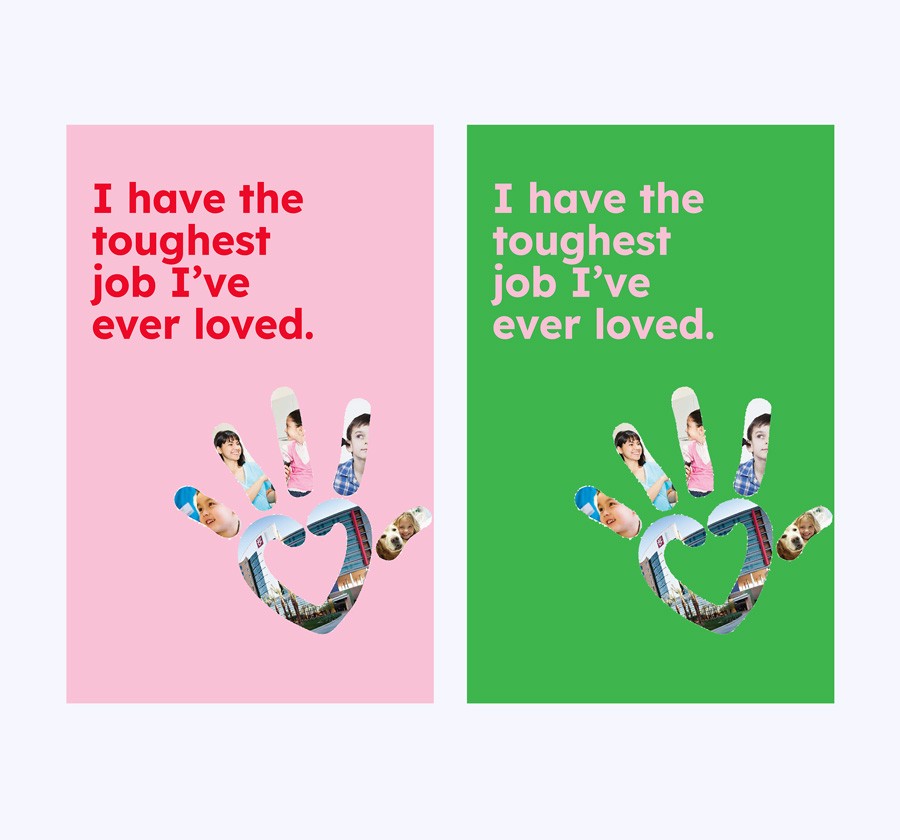 Design work example of PCH's brochure interior spread