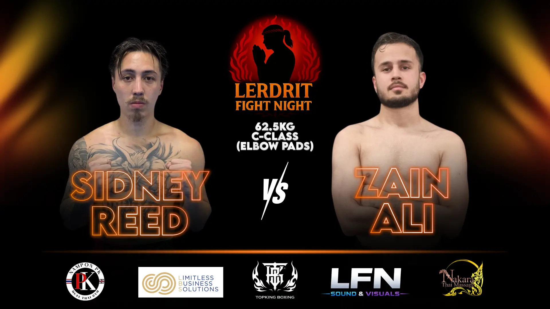 Sidney Reed vs Zain Ali | Lerdrit Fight Night
