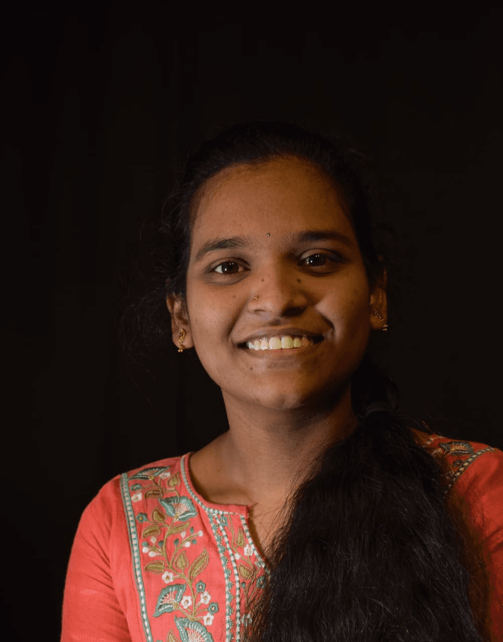 Portrait of portfolio creator – front view