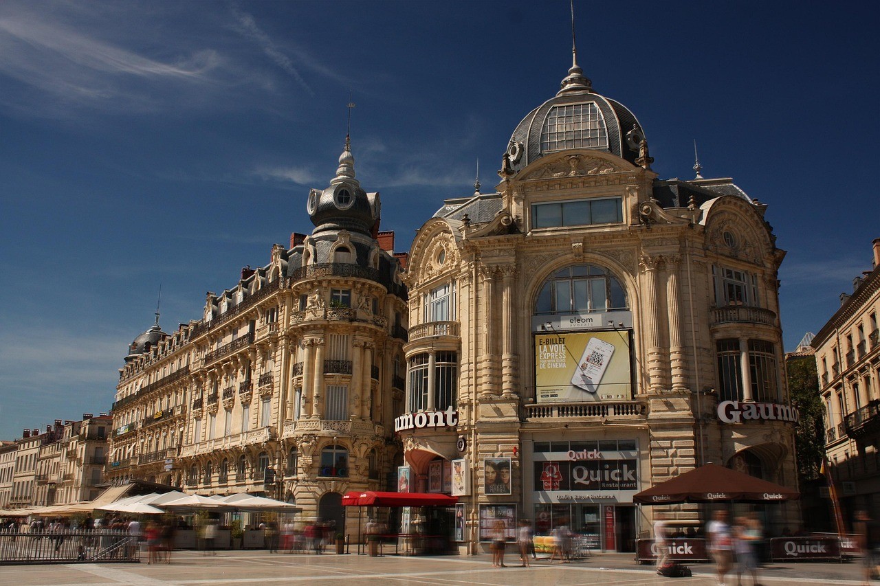 Photo of streets of Montpellier, France