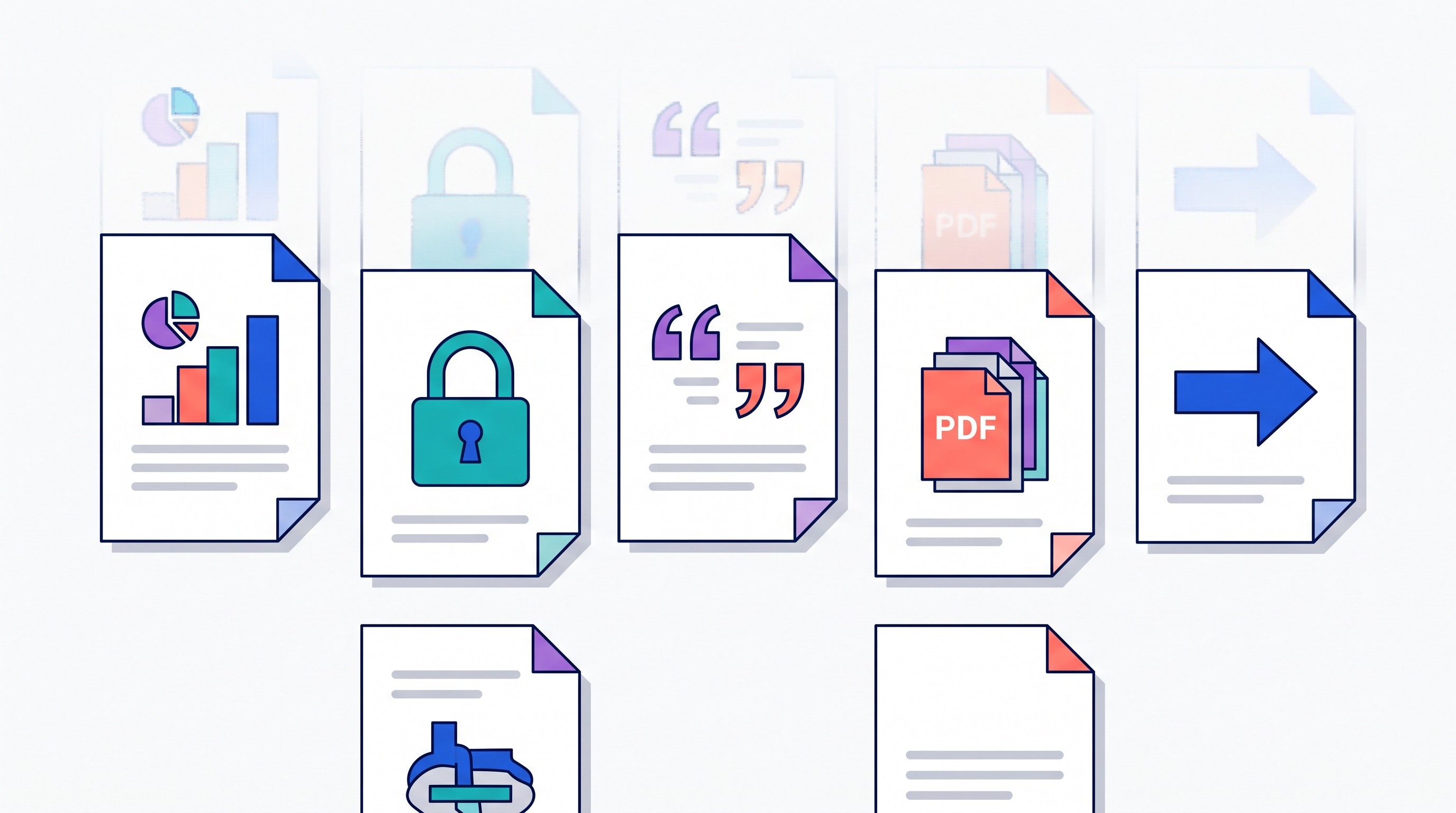 Comparison matrix for AI PDF tools