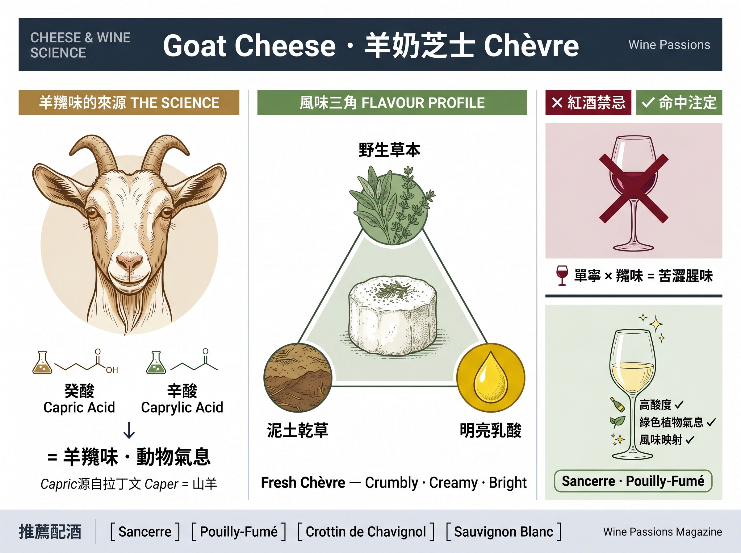 愛惡分明的 Goat Cheese：獨特羶味與草本氣息的來源