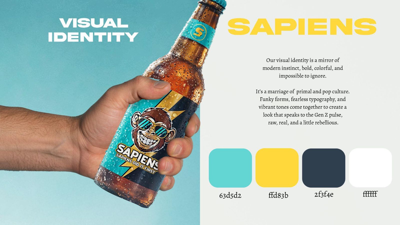 Sapiens brand book page 4