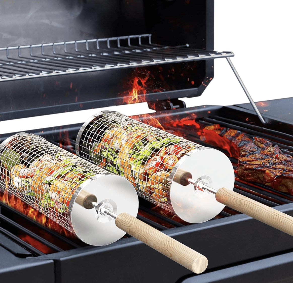 Super Handy Nesting BBQ Grill Baskets