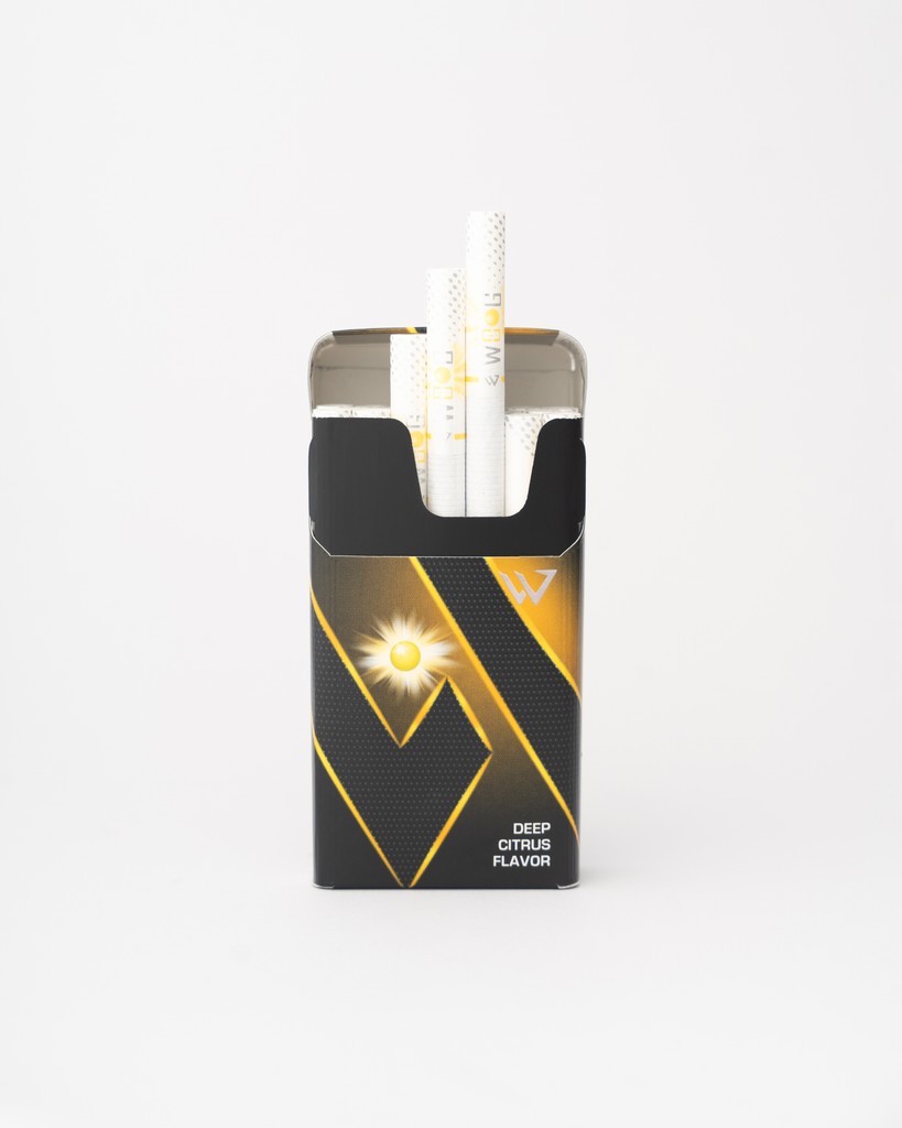 Woog Citrus Mint Orange cigarette pack.