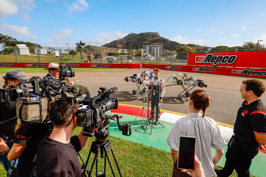 JGR driver and karting team visual