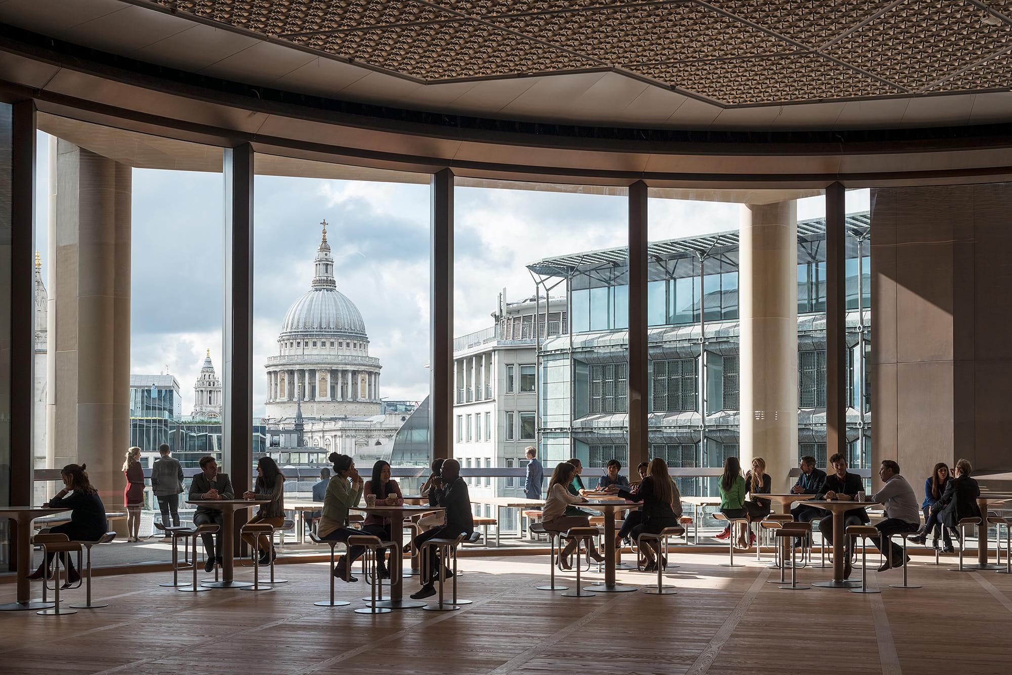 La Pantry du siège Bloomberg à Londres