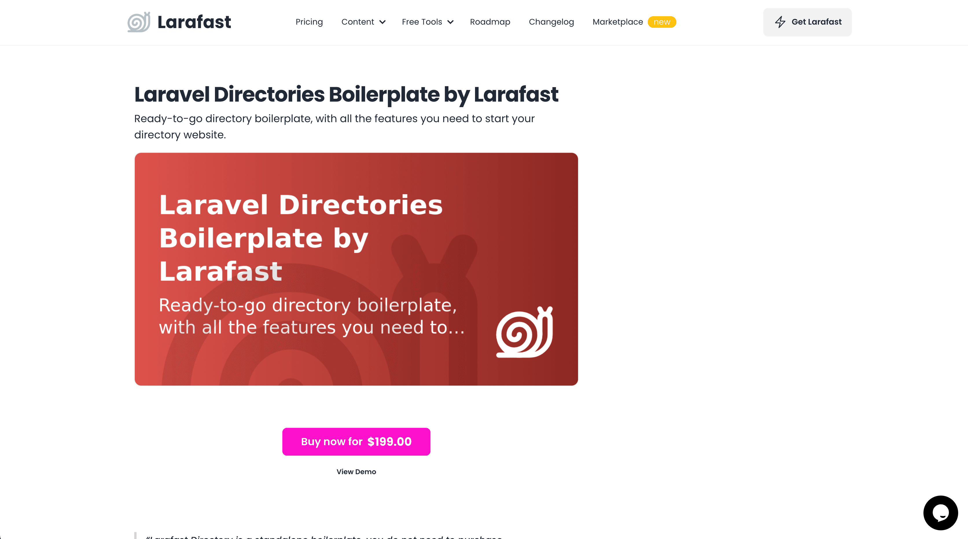 Laravel Directories Boilerplate by Larafast