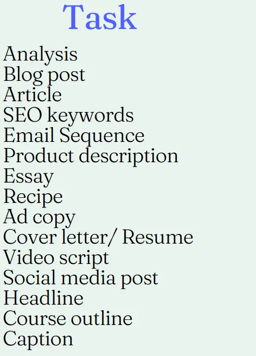 task